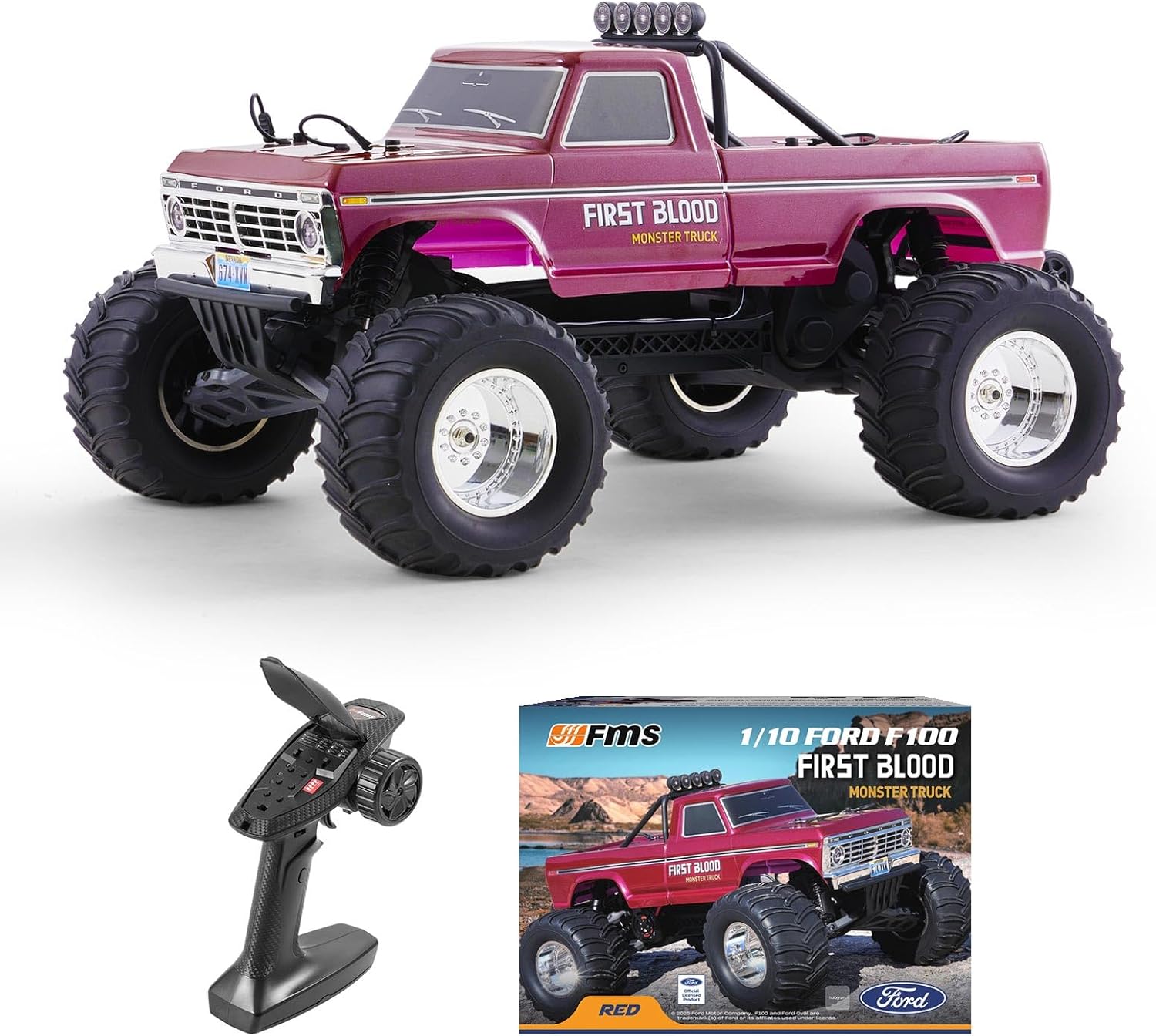 Rc Hobby Grade Monster Truck - Camioneta Ford F-100 RC Monster Truck