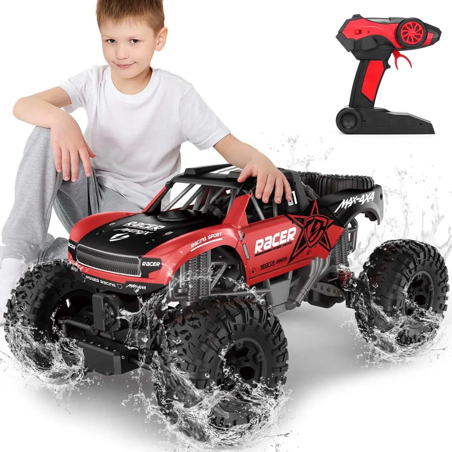 Rc Hobby Grade Truck - Camiones RC 4x4 Todoterreno Impermeables -