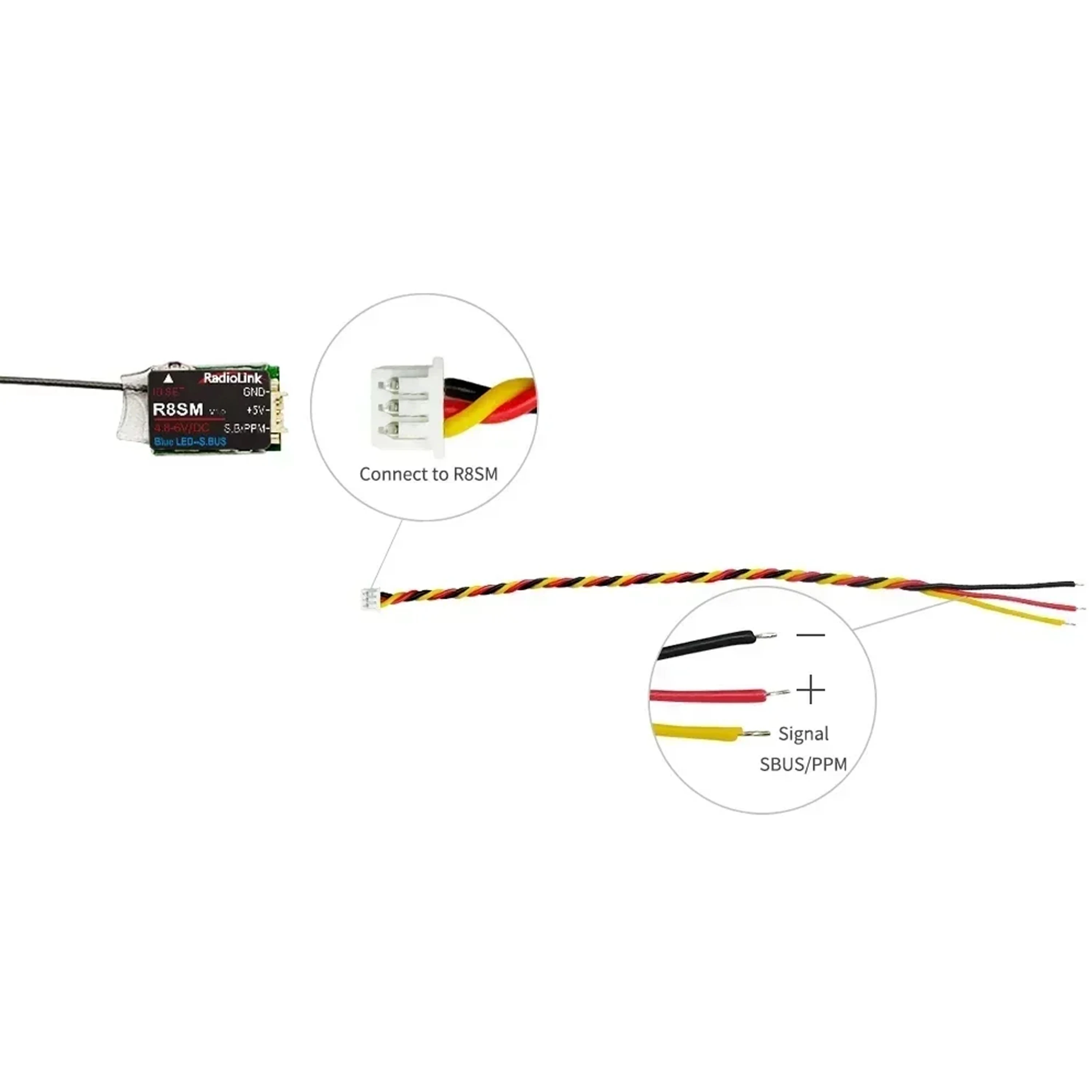 Radiolink R8SM 8 canales 2,4G  - Receiver Sbus 8Ch reseña y precio