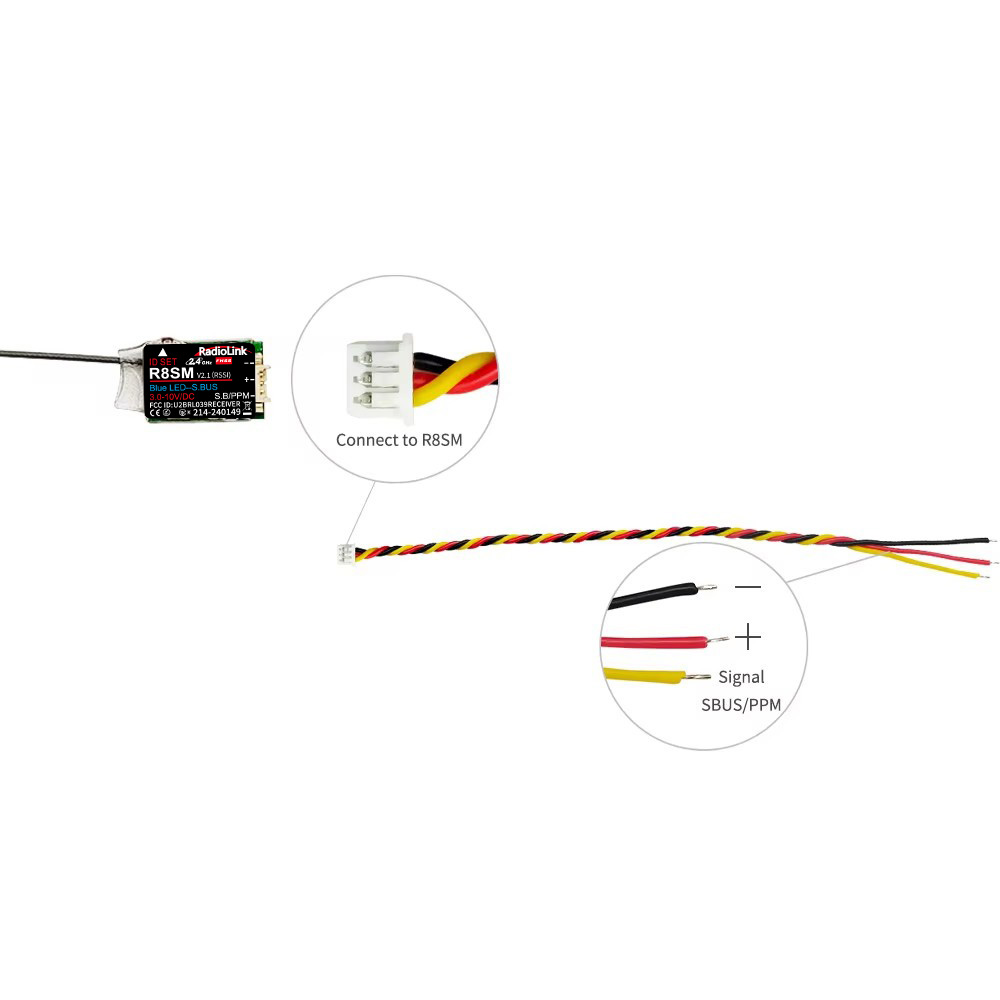 RadioLink R8SM 8CH 2.4GHz Rece - Receiver Sbus 8Ch reseña y precio