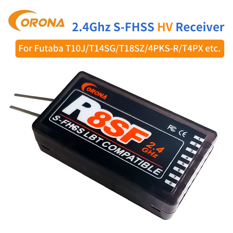 Corona R8SF 8CH 2.4GHz S‑FHSS  - Receiver Sbus 8Ch reseña y precio