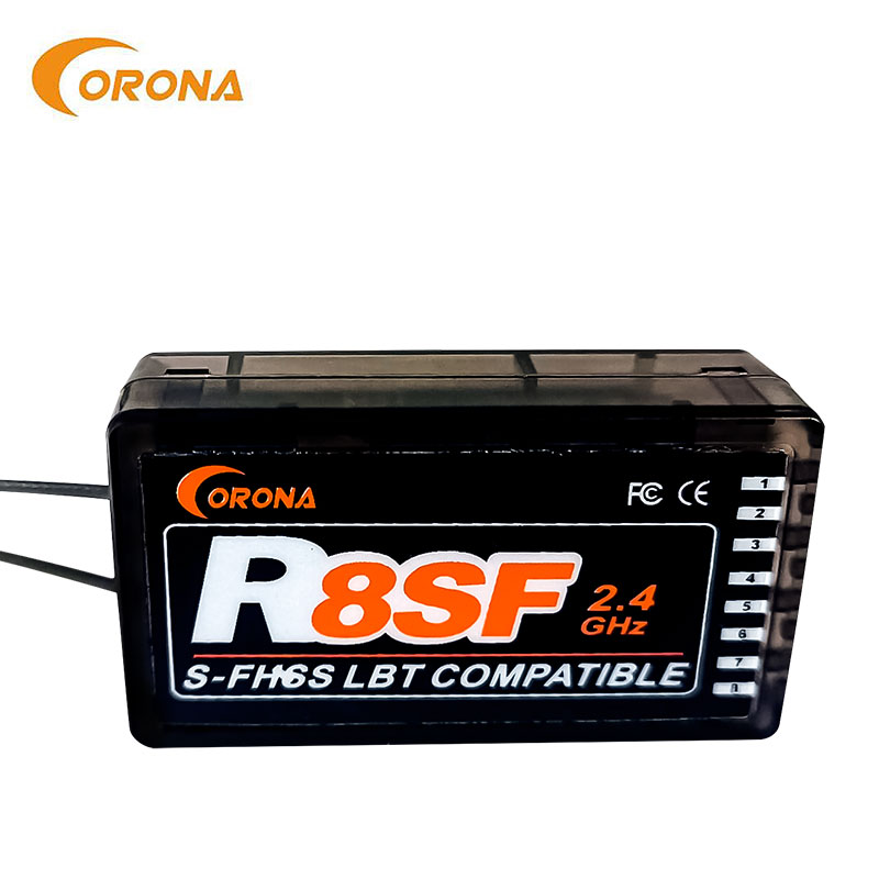 Corona R8SF 8CH 2.4GHz S‑FHSS  - Receiver Sbus 8Ch reseña y precio