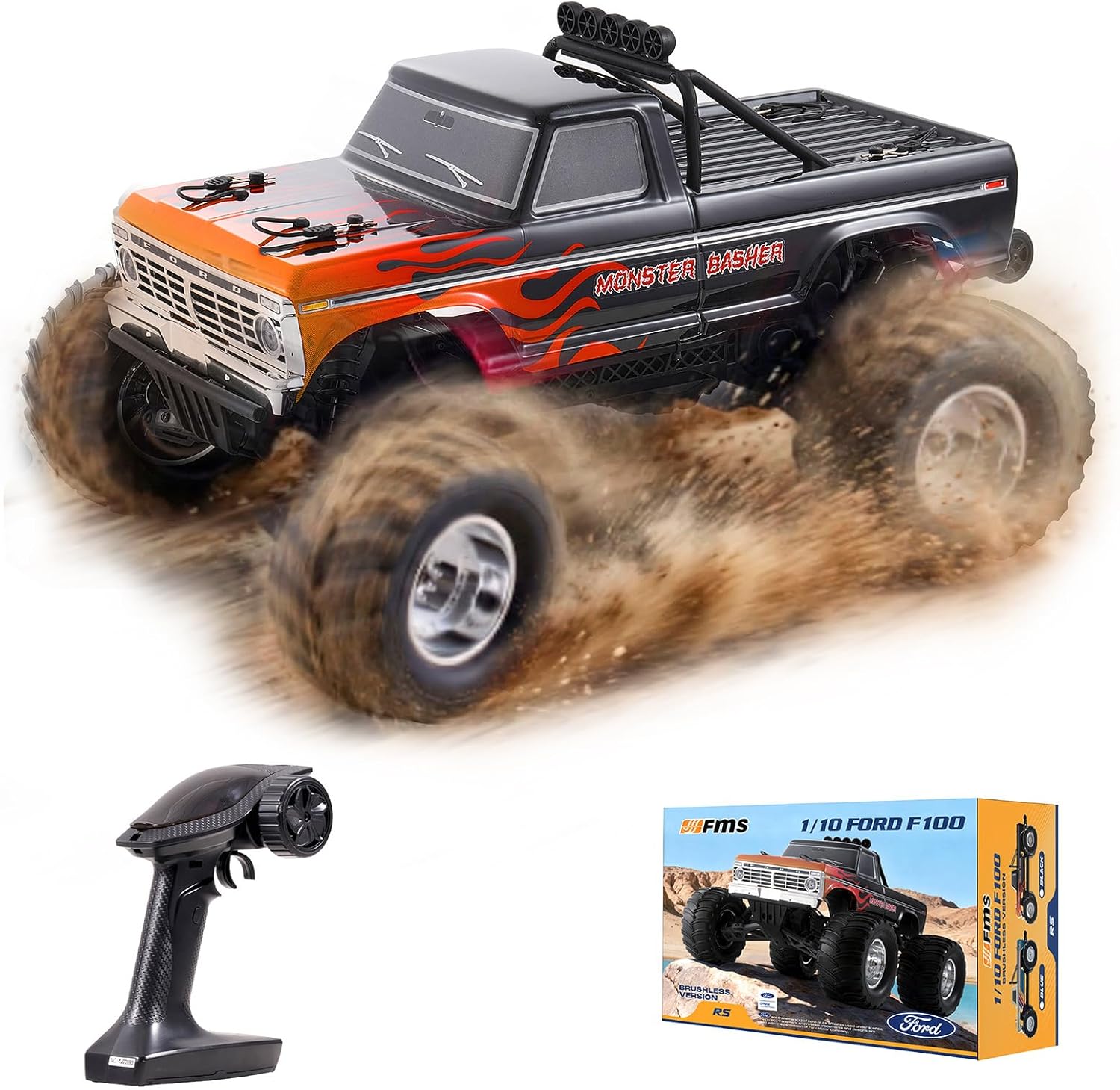 Coche Teledirigido Ford F-100  - Rc Hobby Grade Monster Truck reseña y precio