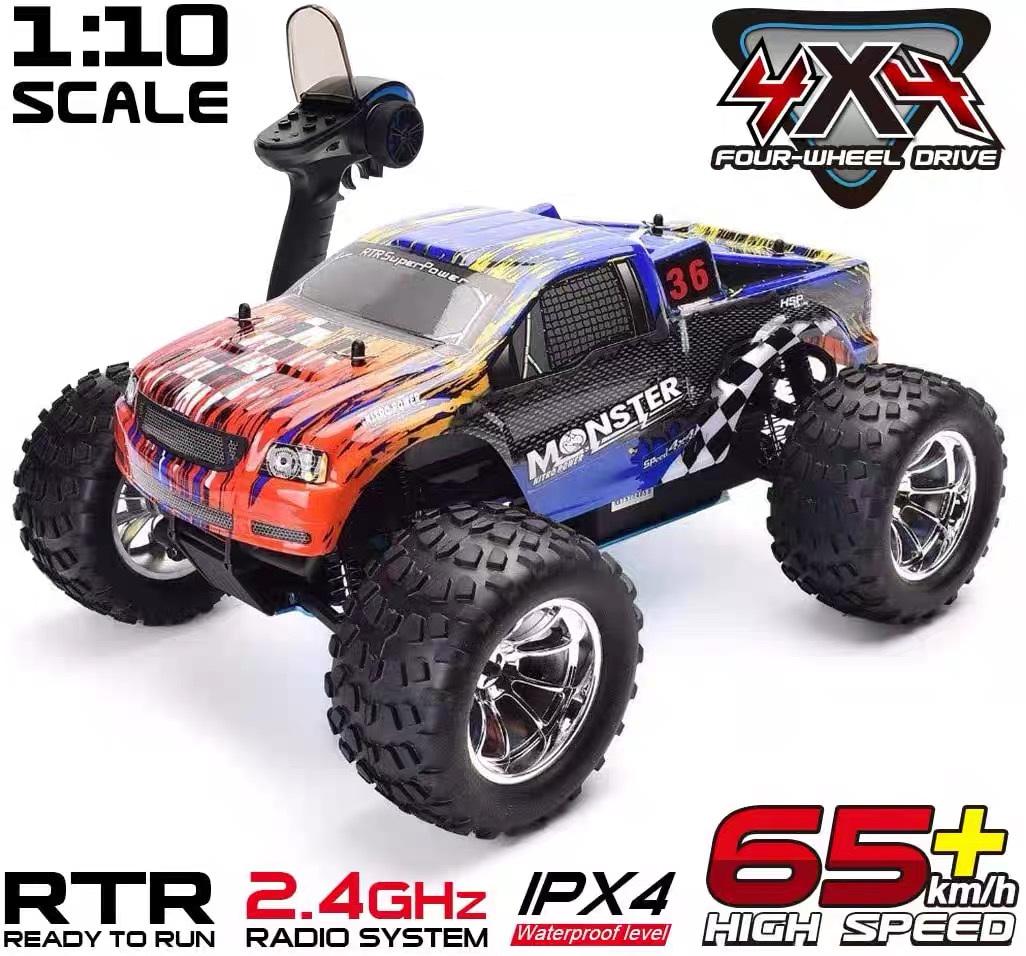 HSP RC camión escala 1:10 Nitr - Rc Hobby Grade Truck reseña y precio